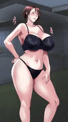 新しい人妻ヒロイン・由比の立ち絵、お漏らし。ミセスリーブ2。