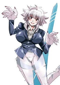 スーツを着てパンツを履かないイエティの女の子