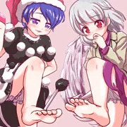 ドレサグに足で踏んでもらう