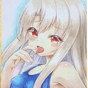 <色紙>　スク水イリヤ/プリズマ☆イリヤ