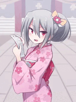 狼女と行く初詣
