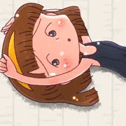 カチューシャの女の子