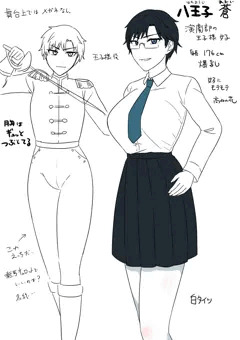 巨乳の王子様女子が教師と…