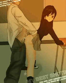 学校で