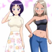リクエスト絵　晴香と恵子