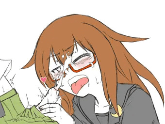 砲撃訓練のお手伝いをするもっちー