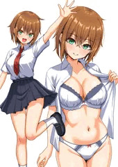 ボーイッシュ童顔巨乳幼馴染