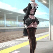 黒いワンピースの女の子💗
