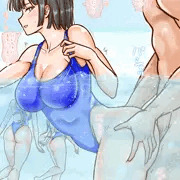 常識改変女学院・部活中の水泳部女子にプールの中で！！