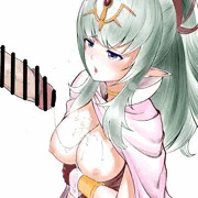 3000歳に乳内射精