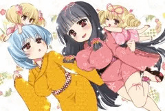 明けましておめでと年賀絵！巨乳が和服着てもいいですか？壁紙配布中