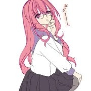 ピンク髪