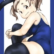 水着ニーソバニーロリ