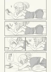 エルフちゃんとえろまんが