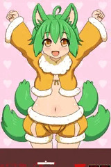 【脱衣ブロック崩しゲーム】ケモノ娘