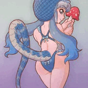 競泳水着コモドドラゴンさん