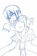 触手挿入gif（テスト）＋プロフのアイコン絵