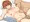 人妻乳首吸い