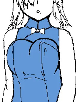 【GIFアニメ】うごメモアニメ 乳揺れ・歩