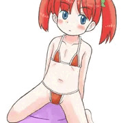 バランスボールと幼女