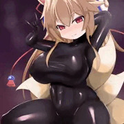 白面金剛九尾イヅナ　悪堕ち
