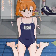 可奈のスク水姿に我慢できず…