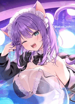 「あはっ…つめたぁい❤️」