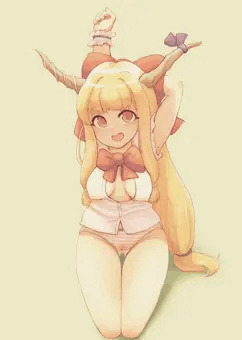 伊吹萃香 背伸び
