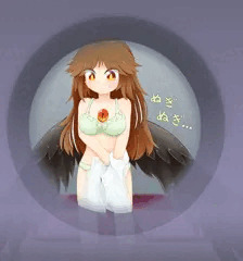 うつほのお着替えシーン（覗き穴）
