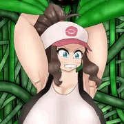 ポケモン トウコ 首折り触手ニプルファック