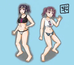 ダンスなう水着＋全裸差分
