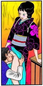 脇坂と母親、不倫の炎。