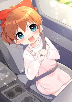 助手席のぴりかちゃん