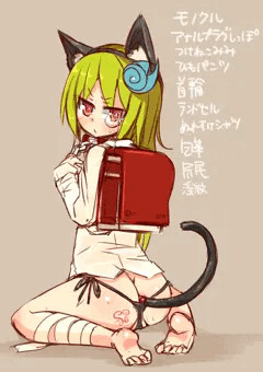 #裸のうちの子にフォロワーさんから言われたものを付け足していく
