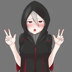 イトちゃんダブルピース