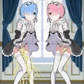 『Re:ゼ○から始める○世界生活』レ○＆ラ○わざとお漏らし
