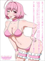 【バーチャルドール】エッチな衣装を着せる（ピンク髪・水着）