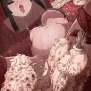 触手の種を産む姉巫女