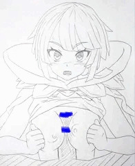 必死に頼めば挟んでくれるヒガナちゃん。