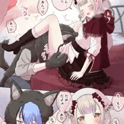 赤ずきんな冬こは（リク絵）