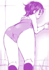 【気まぐれイラスト】スク水ぶっかけ