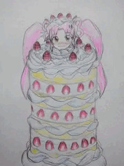 お菓子拘束その１ ショートケーキ