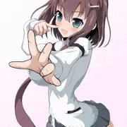 可愛くロン上がりする姫子ちゃん