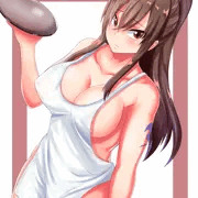 エルザ 裸エプロン