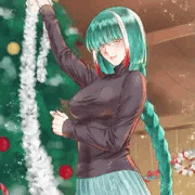 スレンダー巨乳ニット