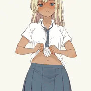 ギャル崎さんに土下座して頼み込んだらおへそ見せてくれた