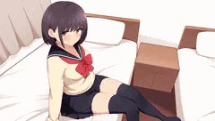 制服 ニーソ
