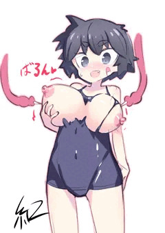 膨乳ボーイッシュ触手