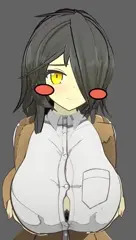 那間江ちゃんが胸を上下に揺らすだけ