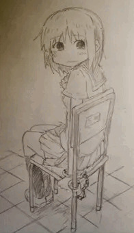 手錠と椅子